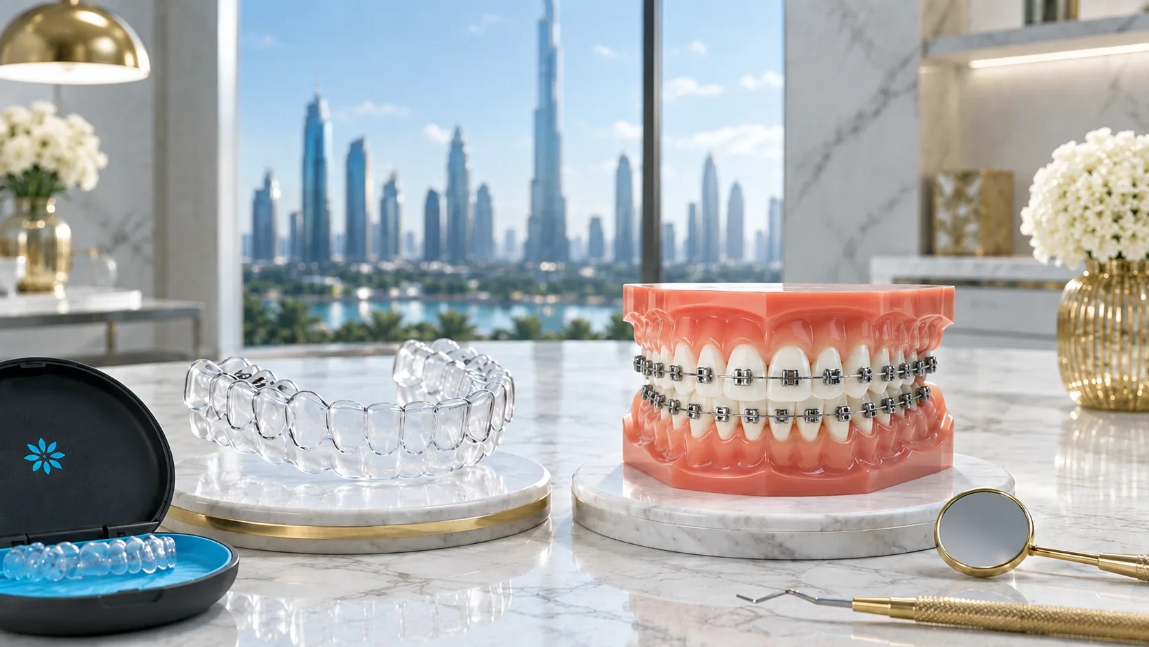 Invisalign vs traditional braces comparison – WhiteLine Dental Clinic Al Rigga, Dubai – WhiteLine Dental Clinic Al Rigga